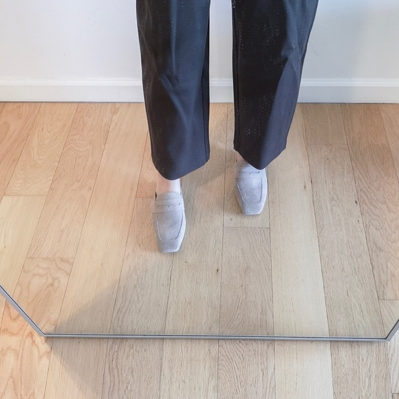 🆕 suede low heel slipper loafer - Picture 2 of 8